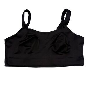 Ruby Ribbon Ultimate Demi Bra Black Wireless Supportive Silicone Grip Size 34